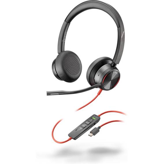 Obrázok pre HP Poly Stereofonní náhlavní souprava Poly Blackwire 8225 USB-C + adaptér USB-C/A
