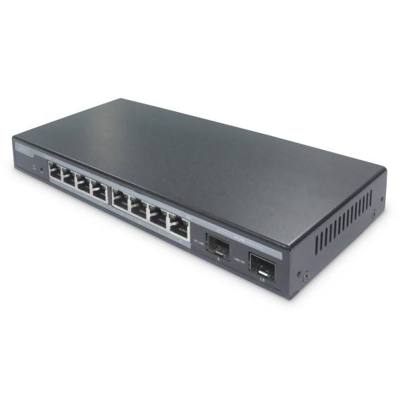 Obrázok pre Digitus DN-95344 síťový přepínač Řízený L2 Gigabit Ethernet (10/100/1000) Podpora napájení po Ethernetu (PoE) Černá