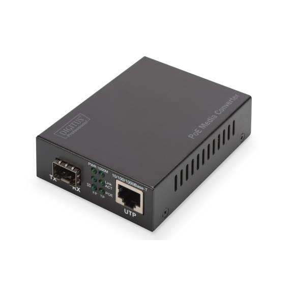 Obrázok pre Digitus DN-82140 konvertor síťové kabeláže 1000 Mbit/s Černá