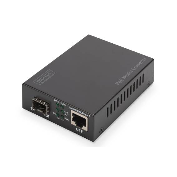 Obrázok pre Digitus DN-82140 konvertor síťové kabeláže 1000 Mbit/s Černá