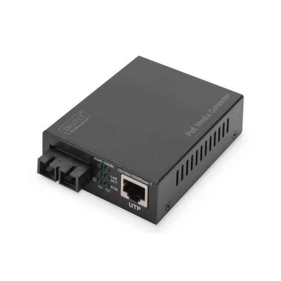 Obrázok pre Digitus DN-82150 konvertor síťové kabeláže 1000 Mbit/s 850 nm Vícevidové Černá