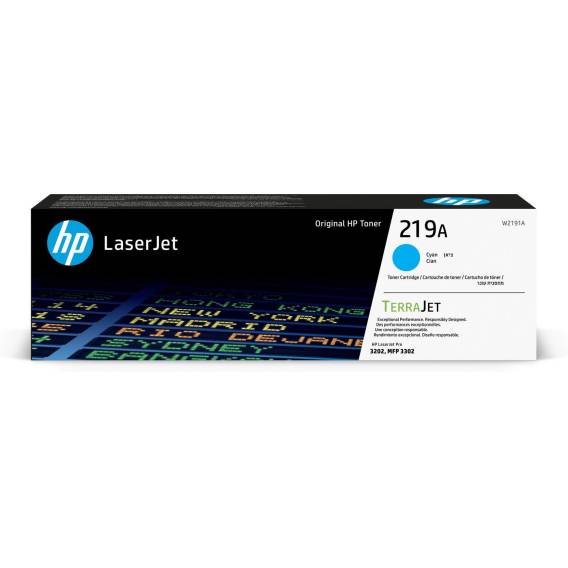 Obrázok pre HP Azurová originální tonerová kazeta 219A LaserJet