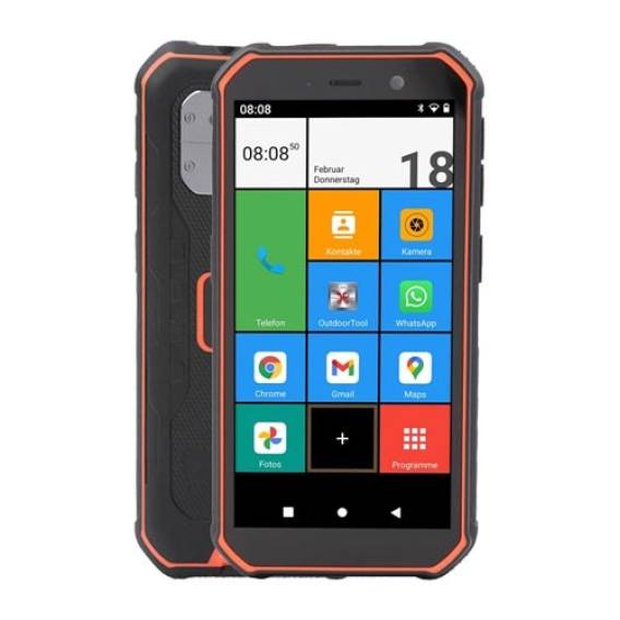 Obrázok pre Olympia TREK 14 cm (5.5") Dual SIM Android 10 4G USB typu C 3 GB 32 GB 5000 mAh Černá, Oranžová