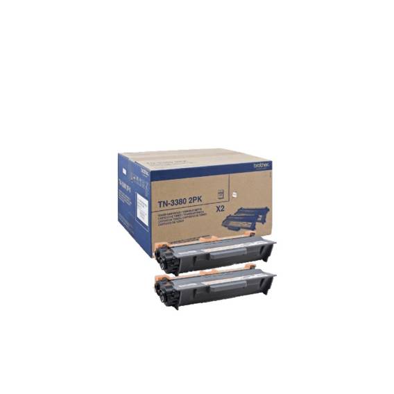 Obrázok pre Brother TN-3380TWIN tonerová náplň 2 kusů Originální Černá