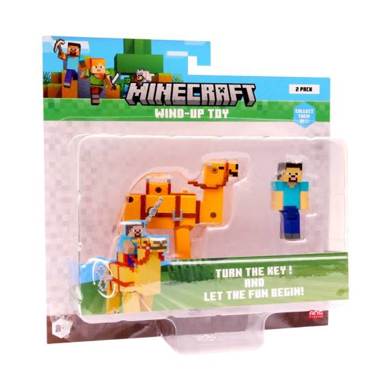 Obrázok pre MINECRAFT S2 3D WIND-UP TOY - STEVE & CAMEL