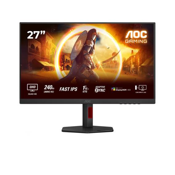 Obrázok pre AOC G4 Q27G4ZR počítačový monitor 68,6 cm (27") 2560 x 1440 px Quad HD LED Černá, Červená