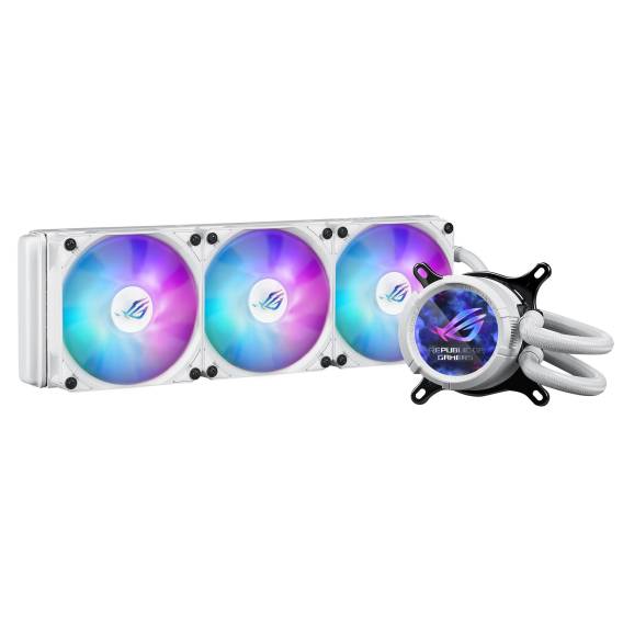 Obrázok pre ASUS ROG Strix LC III 360 ARGB White Edition Procesor Kapalinový chladič typu vše v jednom 12 cm Bílá