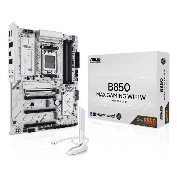 Obrázok pre ASUS B850 MAX GAMING WIFI W AMD B850 Zásuvka AM5 ATX