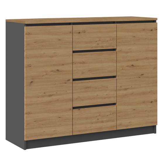 Obrázok pre Topeshop 2D4S ANT/ART BA KPL komoda