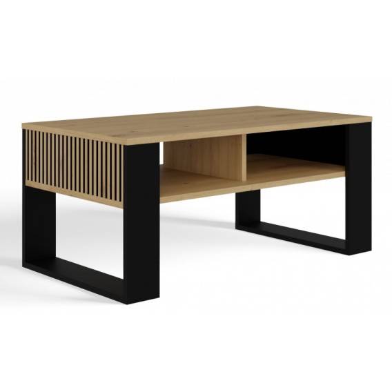 Obrázok pre KÁVOVÝ STOLEK MODERN 2P SLIM ARTISAN ČERNÁ NOHA