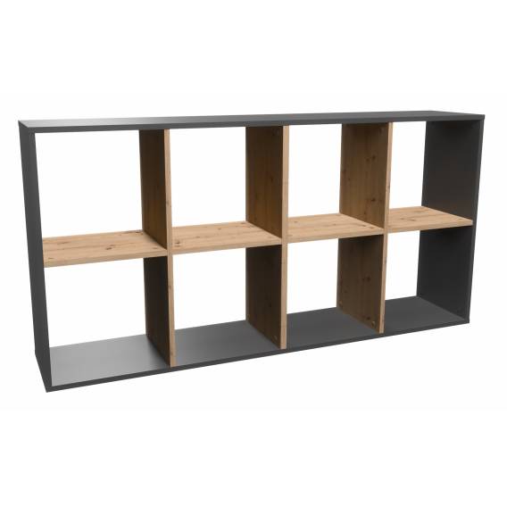 Obrázok pre Topeshop MALAX 2X4 ANT/ART knihovna do obývacího pokoje