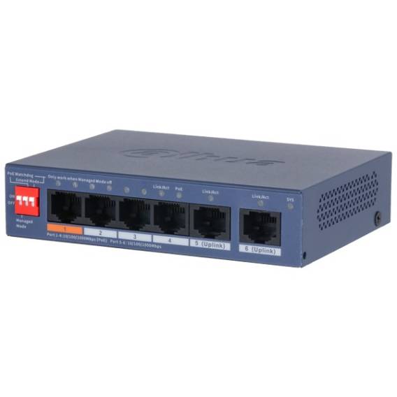 Obrázok pre Switch POE CS4006-4GT-60-V2 4-port Dahua