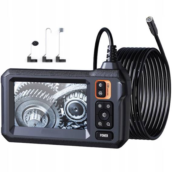 Obrázok pre WORKSHOP INSPECTION CAMERA ENDOSCOPE 5M FULL HD LCD IPS for MOTOR TUBES