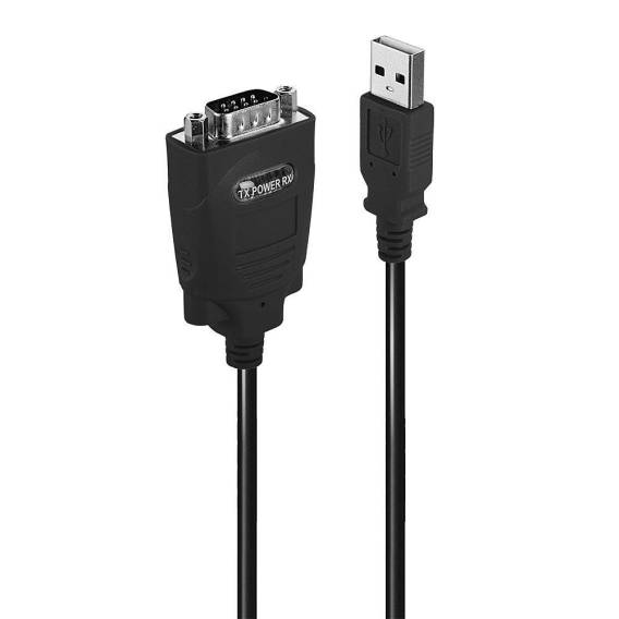 Obrázok pre Lindy 42845 sériový kabel Černá 1 m