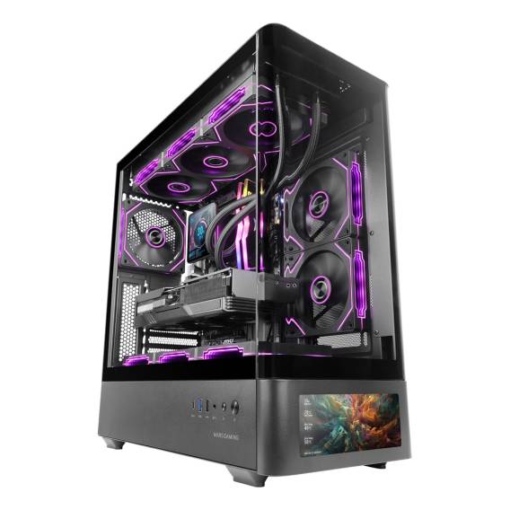 Obrázok pre Mars Gaming MCLCDPRO počítačová skříň Midi Tower Černá