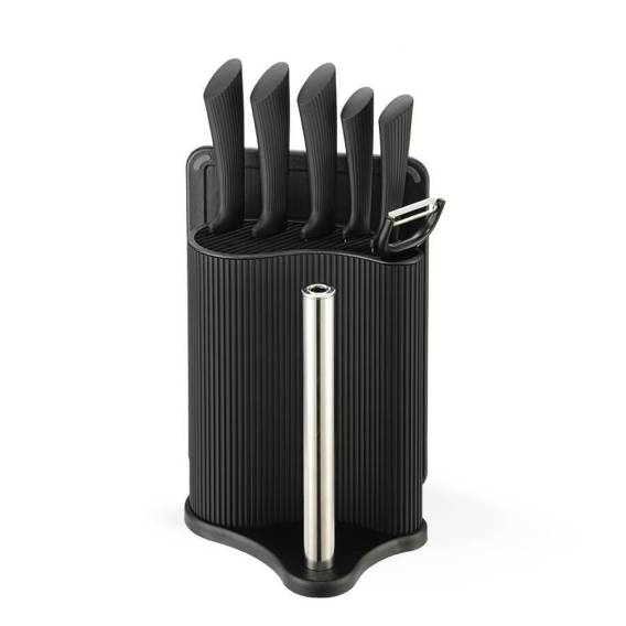 Obrázok pre Kuchyňská sada na krájení MAESTRO MR-1413 Sada nožů (MR-1413-BLACK) Černá