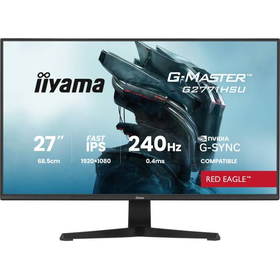 Obrázok pre iiyama G-MASTER G2771HSU-B1 počítačový monitor 68,6 cm (27") 1920 x 1080 px Full HD Černá