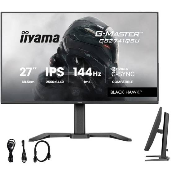 Obrázok pre iiyama G-MASTER GB2741QSU-B1 počítačový monitor 68,6 cm (27") 2560 x 1440 px Černá