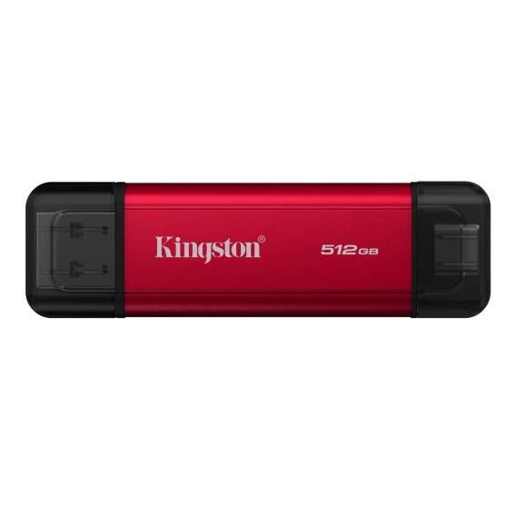 Obrázok pre Kingston Technology 512GB Dual USB-A/C Portable SSD, Up to 1050MB/s USB 3.2 Gen 2