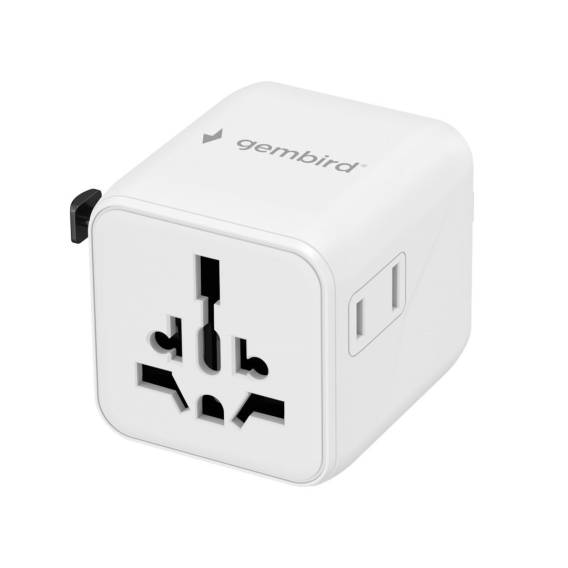 Obrázok pre Gembird TPA-INT-01-W Univerzální cestovní napájecí adaptér, bílý