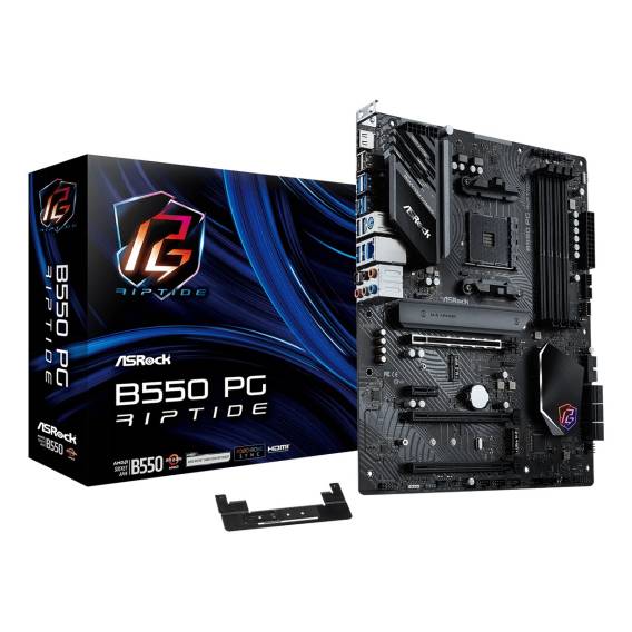 Obrázok pre Asrock B550 PG Riptide AMD B550 Socket AM4 ATX