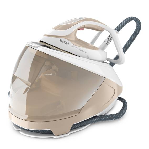 Obrázok pre Tefal Pro Express Eco GV9E22E0 profesionální žehlička 2200 W 1,8 l Durilium AirGlide Autoclean soleplate Béžová, Bílá