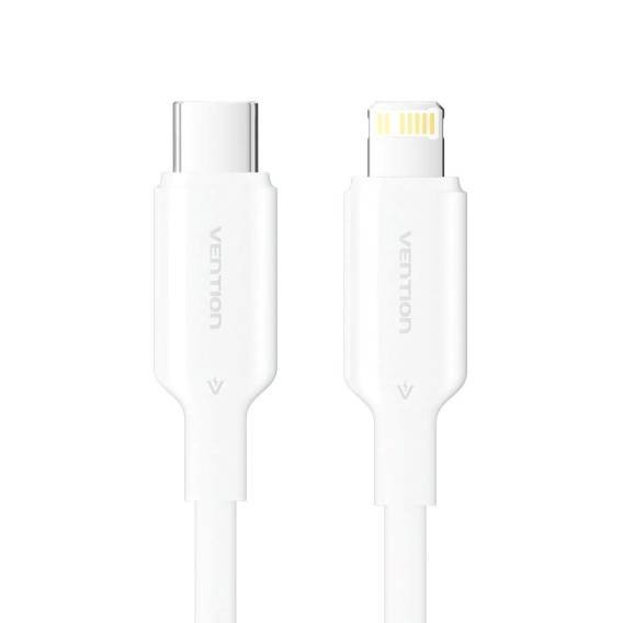 Obrázok pre Kabel USB-C na Lightning 3A 480Mbps 1m WHITE