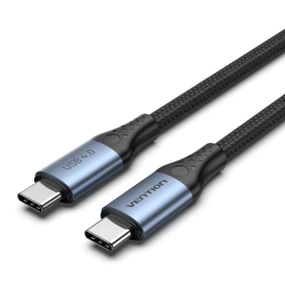 Obrázok pre USB-C kabel na C Vention USB 4.0 5A 40Gbps oplot 1m