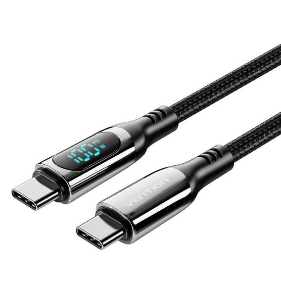 Obrázok pre Vention TAYBAV USB kabel USB 2.0 1,2 m USB C Černá