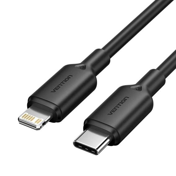 Obrázok pre Kabel USB-C na Lightning 3A 480Mbps 1m ČERNÝ