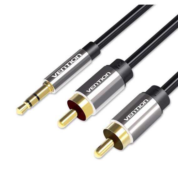 Obrázok pre Vention BCFBH audio kabel 2 m 3.5mm TRRS 2 x RCA Černá