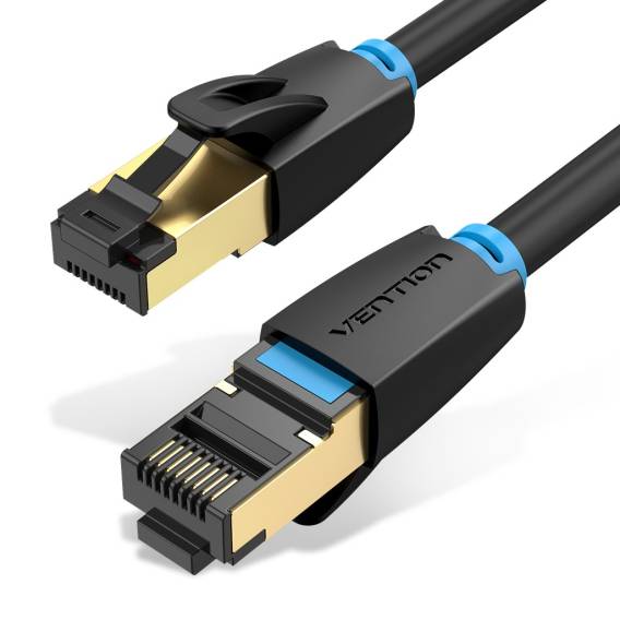 Obrázok pre Vention IKABG síťový kabel Černá 20m Cat8 S/FTP (S-STP)