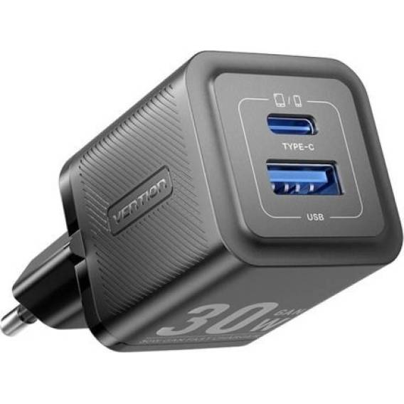 Obrázok pre Nabíječka Vention 1x USB-A 1x USB-C GaN 30W