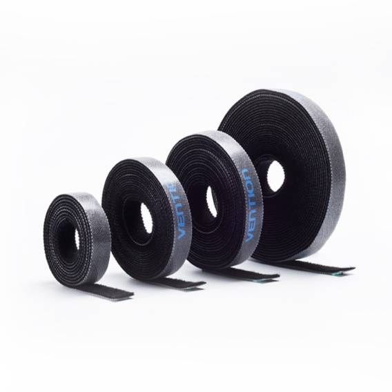 Obrázok pre Vention KAABI vázací páska Stahovací páska typu Hook & loop Nylon Černá 1 kusů