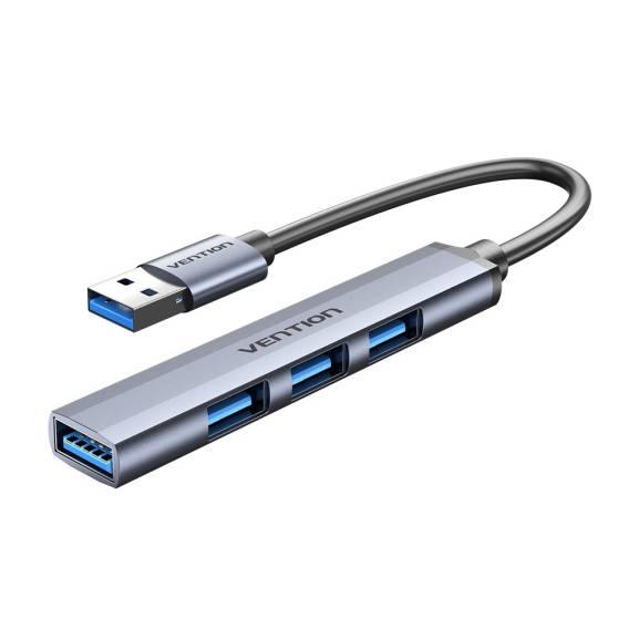 Obrázok pre Vention CKOHB rozbočovač rozhraní USB 3.2 Gen 1 (3.1 Gen 1) Type-A 5000 Mbit/s Šedá