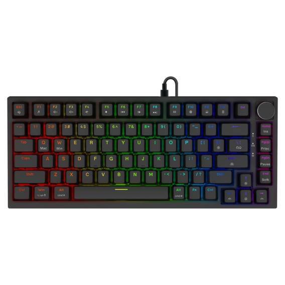 Obrázok pre Savio ASTRAL BLACK JADE klávesnice Hraní USB QWERTY US Mezinárodní Černá
