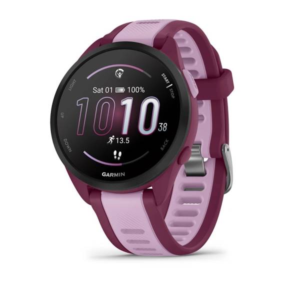 Obrázok pre Garmin Forerunner 165 Music 3,05 cm (1.2") AMOLED 43 mm Digitální 390 x 390 px Dotyková obrazovka Purpurová GPS