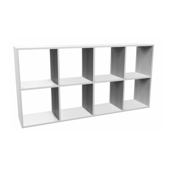 Obrázok pre Topeshop MALAX 2X4 BIEL knihovna do obývacího pokoje