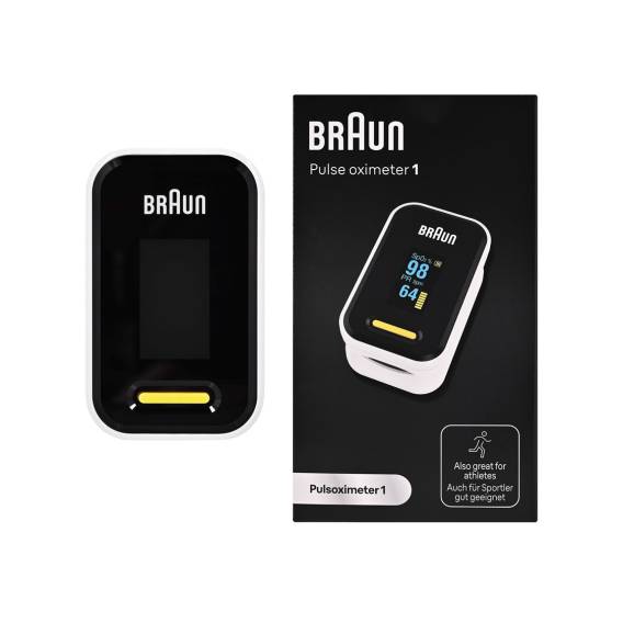 Obrázok pre Braun YK-81CEU pulsní oxymetr Černá, Nerezová ocel