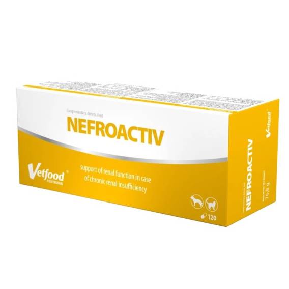 Obrázok pre VETFOOD Nefroactiv - doplňky stravy pro psy a kočky - 120 ks