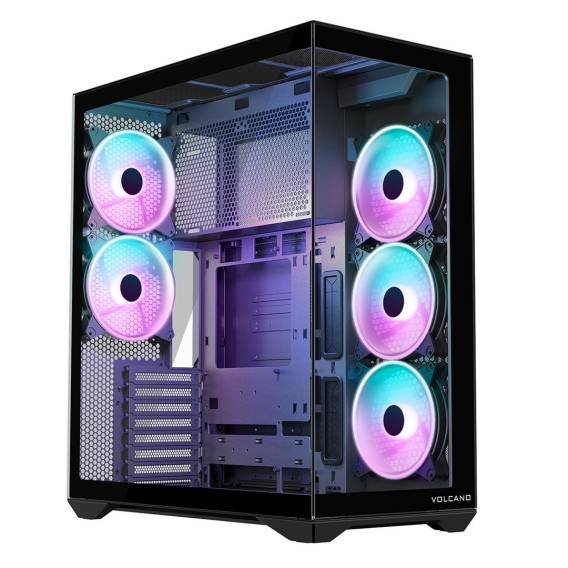 Obrázok pre Počítačová skříň MODECOM Volcano SPACE XL ARGB FULL TOWER 5F Černá