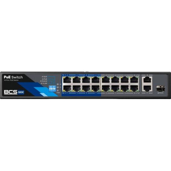 Obrázok pre PoE Switch BCS BASIC BCS-B-SP1602G-1SFP