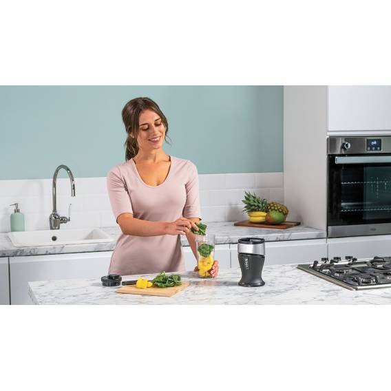 Obrázok pre Ninja QB3001 0,47 l Stojací mixér 700 W Černá, Stříbrná