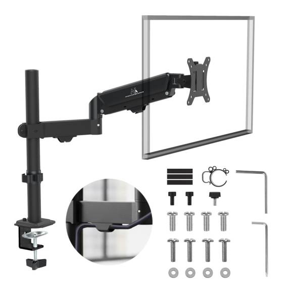 Obrázok pre Držák monitoru Maclean, plynová pružina, 17"-32", 2-10 kg, černý, MC-135