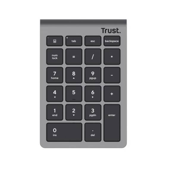 Obrázok pre Trust Xalas numerická klávesnice Laptop/PC RF bezdrátový Stříbrná