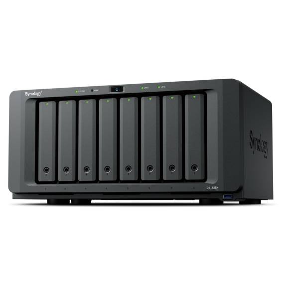 Obrázok pre Synology DiskStation DS1825+ úložný server NAS Ryzen Embedded V1500B 8 GB DDR4 0 TB Černá
