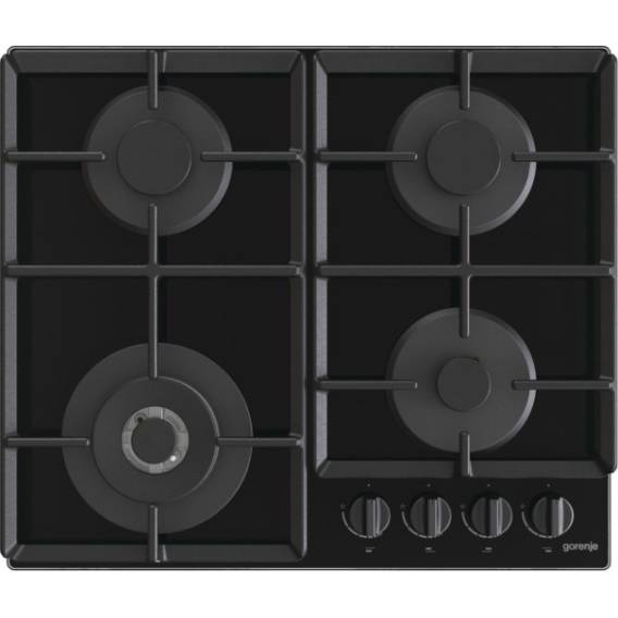 Obrázok pre Gorenje GTW641EB varná deska Černá Vestavěné 60 cm Plynový 4 zóna/zón