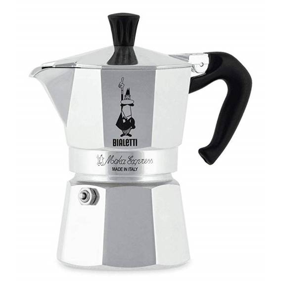Obrázok pre Bialetti Moka Express Moka konvička 0,06 l Hliník, Černá