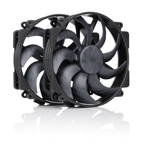 Obrázok pre NF-A14x25r G2 PWM Sx2-PP chromax.black - sada dvou ventilátorů, černá