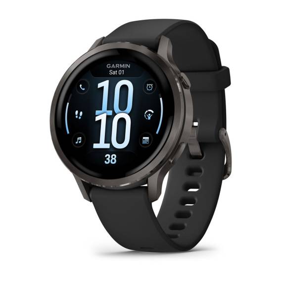 Obrázok pre Garmin Venu 4 3,05 cm (1.2") AMOLED 41 mm Digitální 390 x 390 px Dotyková obrazovka Černá Wi-Fi GPS